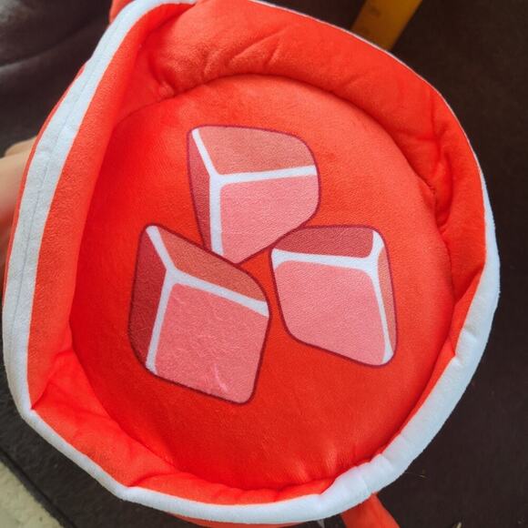 Kool-Aid Man Plush Stuffed Toy 17” Red by Fiesta Toys - Picture 5 of 9